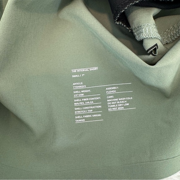 Ten Thousand Shorts Men Sz S 7” Interval Short Linerless Performance - Picture 10 of 13